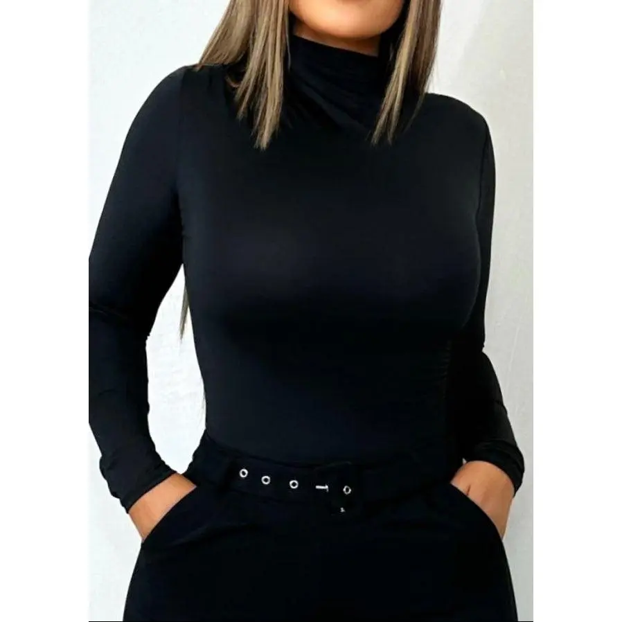 ALMOST THERE BLACK BODYSUIT