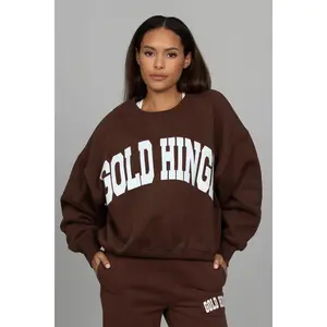 Dark Brown GH Wide Arm Sweatshirt