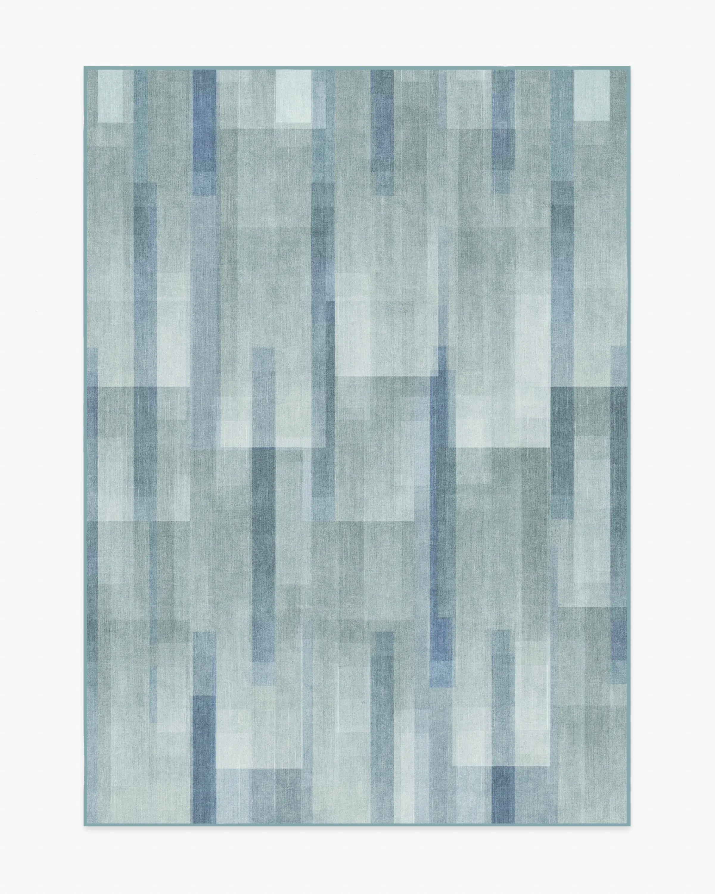 Solar Drift Silver Blue Rug