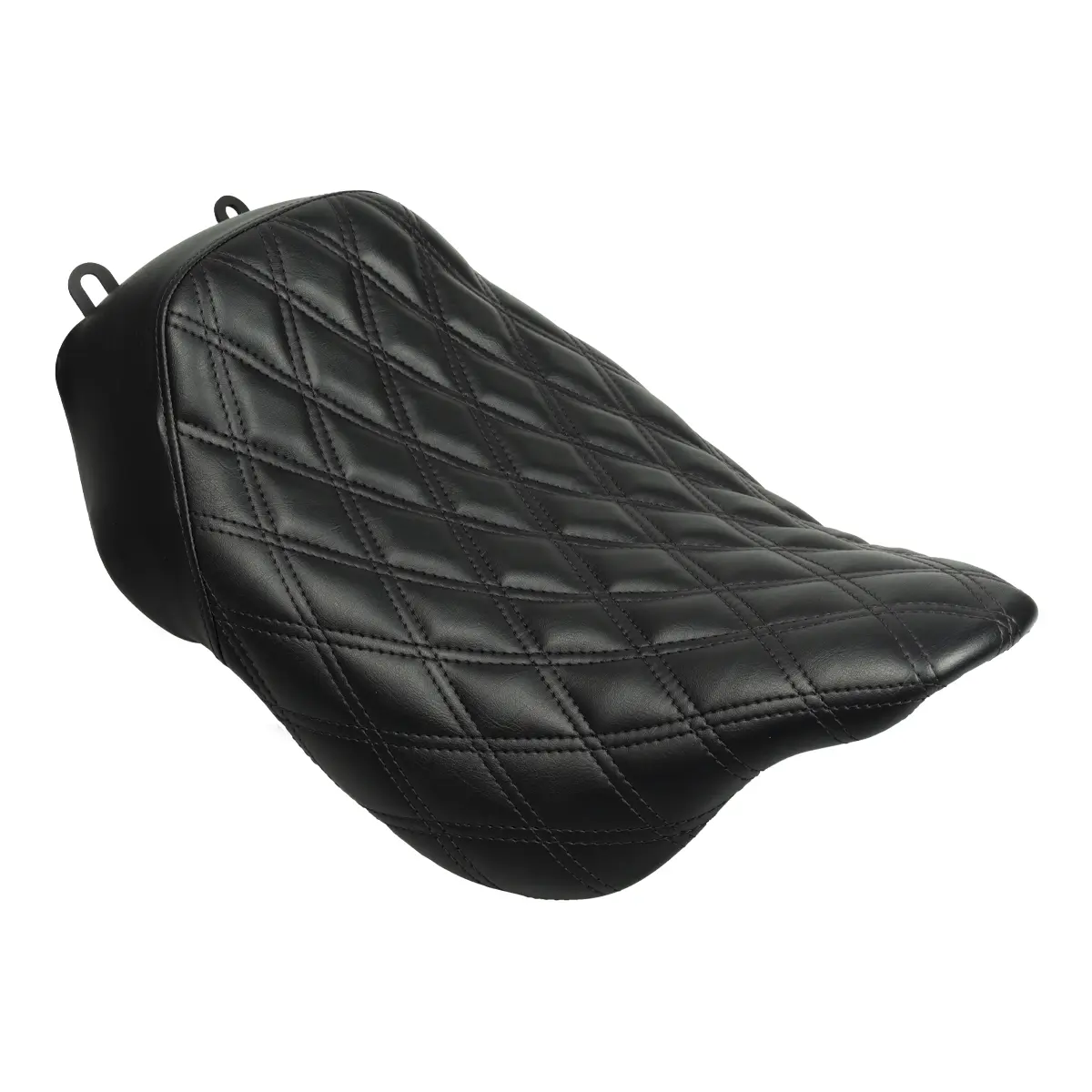 Alpha Solo Seat for Harley® Touring '08-'25 (Diamond / Black Stitch)