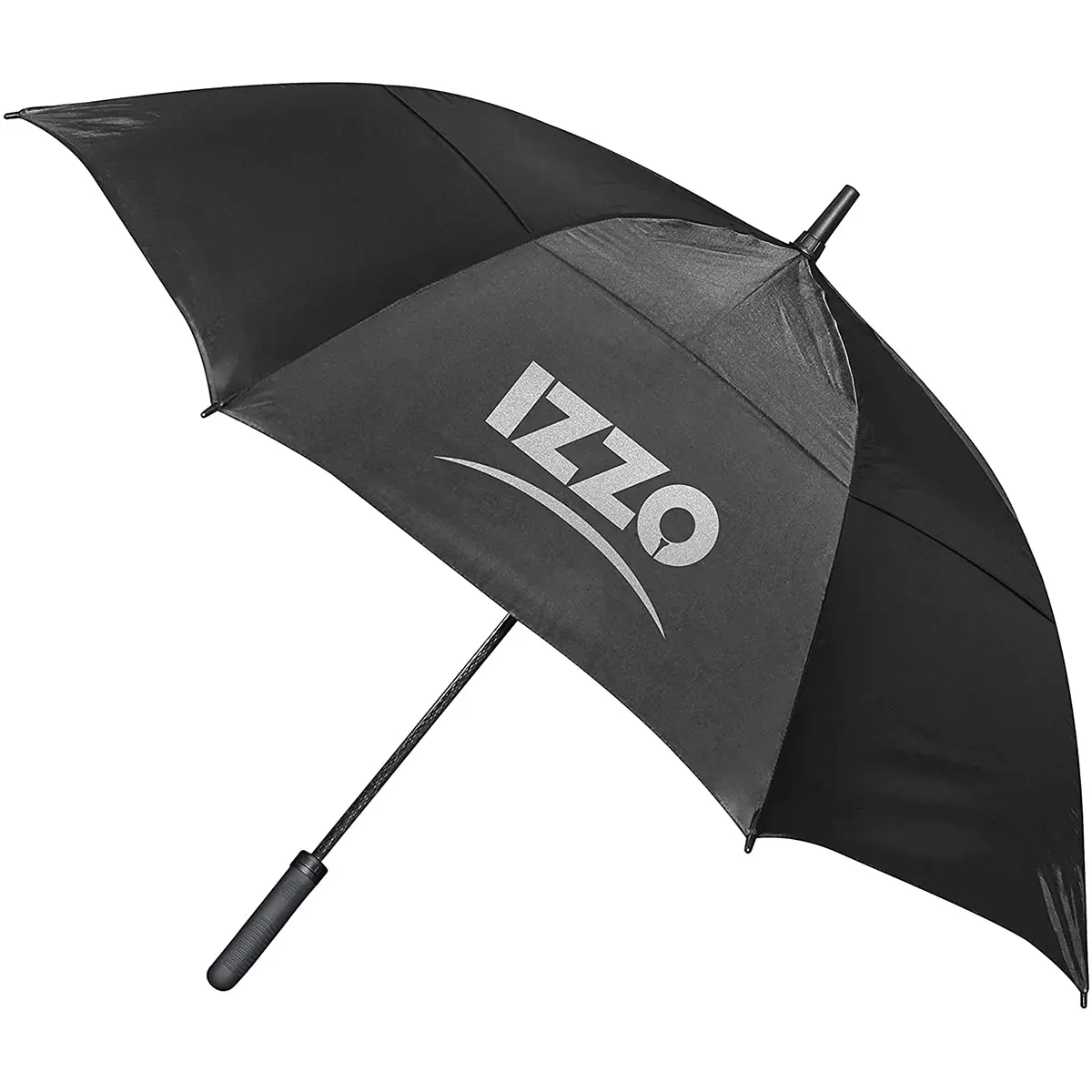 Izzo Golf 56" Rainwaterproof Automatic Retractable Umbrella - Black Golf Accessory with Easy-to-Hold Handle, Fully Automatic, Portable Outdoor Umbrella, Rainwaterproof Umbrellas