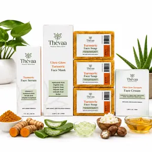 turmeric skincare set -face soap ,face cream ,face soap ,face mask