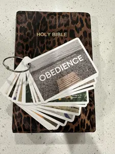 Obedience Bible Study Flash Cards with Context