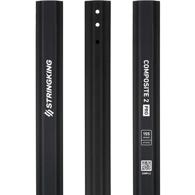 Men's Attack Lacrosse Shaft - Carbon Fiber Composite 2 Pro with Smart Taper Technology, 135g Ultra-Stiff Lightweight Design, Consistent Construction, Versatile Options, Cutting-Edge Manufacturing, Enhanced Performance for Lacrosse Play