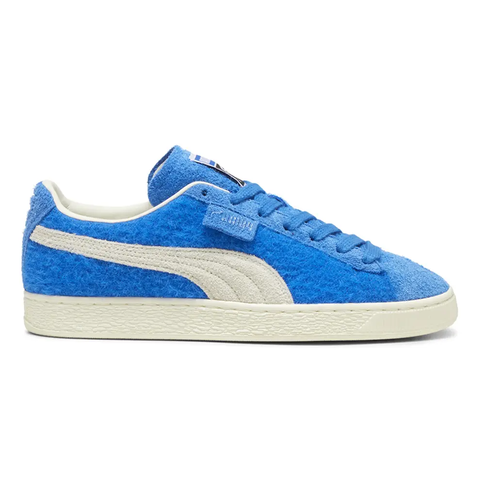PUMA Mens Suede Mohair Lace Up Sneakers Shoes Casual - Blue