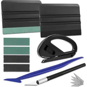 Window Tint Kit, Profession  Wrap Kit with Felt  and Felt Replacements, Craft  and , Safe Vinyl ,   for Vinyl Wrap Tools Tint Tools