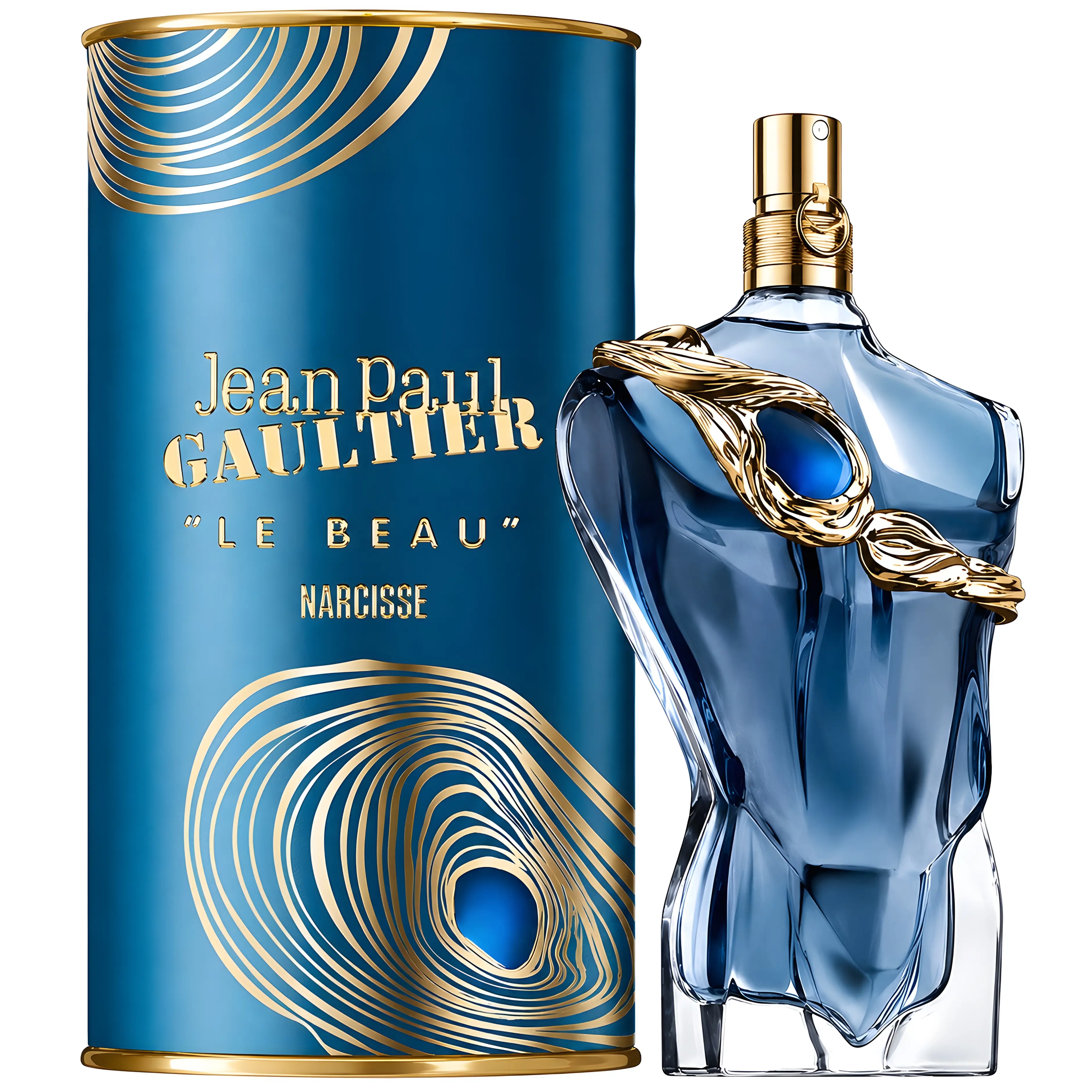 Jean Paul Gaultier Le Beau Narcisse for Men 3.4 Oz, Amber Musky Woody