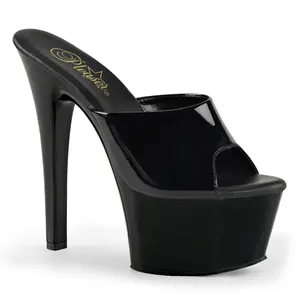 6 Inch Heel ASPIRE-601 Black Patent