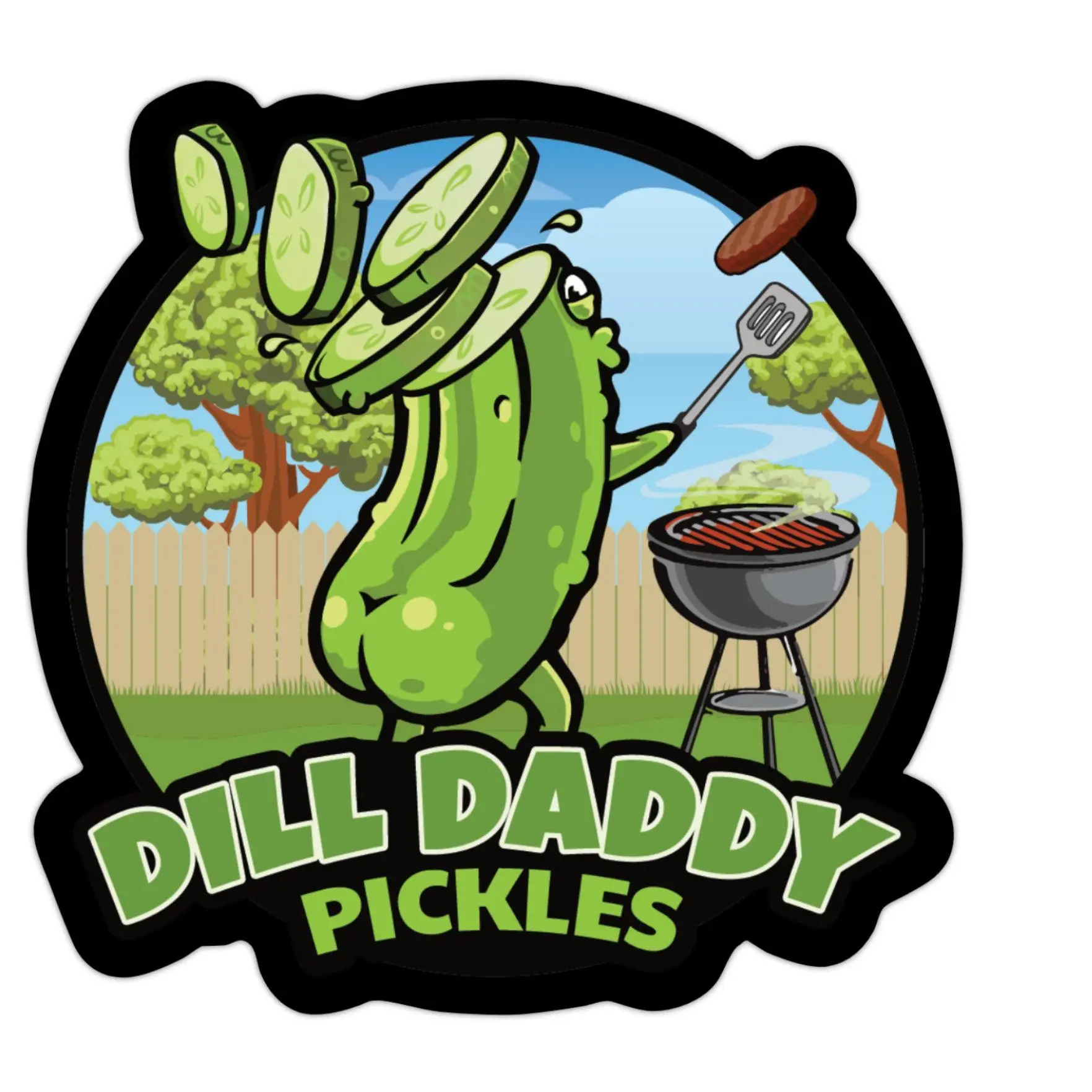 Dill Daddy Pickles Chip 16 oz Jar 6-pack Bundle