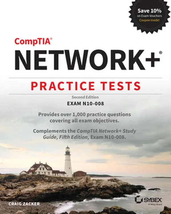 USED Book - Comptia Network+ Practice Tests: Exam N10-008 by Zacker, Craig (Paperback) - english
