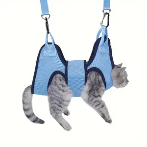 Dog Nail Clipping & Grooming Hammock - Anti-Scratch & Bite-Proof Secure Restraint with Soft Padded Design, Durable Fabric Safe Nail Trimming, Injection & Feeding Time - Essential Pet Grooming Accessory