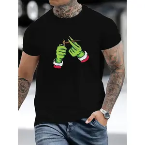 Character Lighting Christmas Season Graphic Design Unisex Hooded Sweatshirt for Men for Women Menswear Womenswear