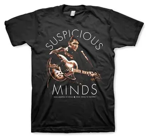 Elvis Presley Unisex TShirt Suspicious Minds Menswear Top