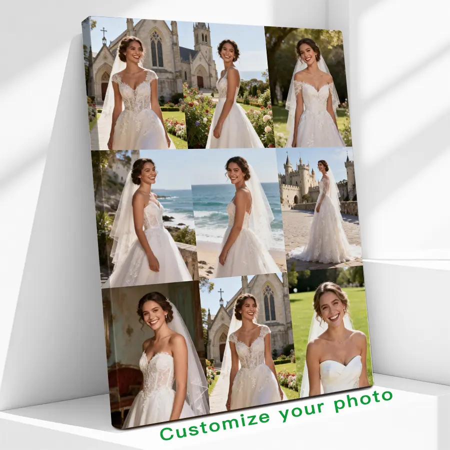 Custom Photo Canvas Painting Frame - Creative Wall Art | Digital Printed Photos on Canvas | Turn Pet Photos into Adorable Wall Art | Great for Living Room, Gifts for Pet Lovers | High Quality Print - Lovely Gift!