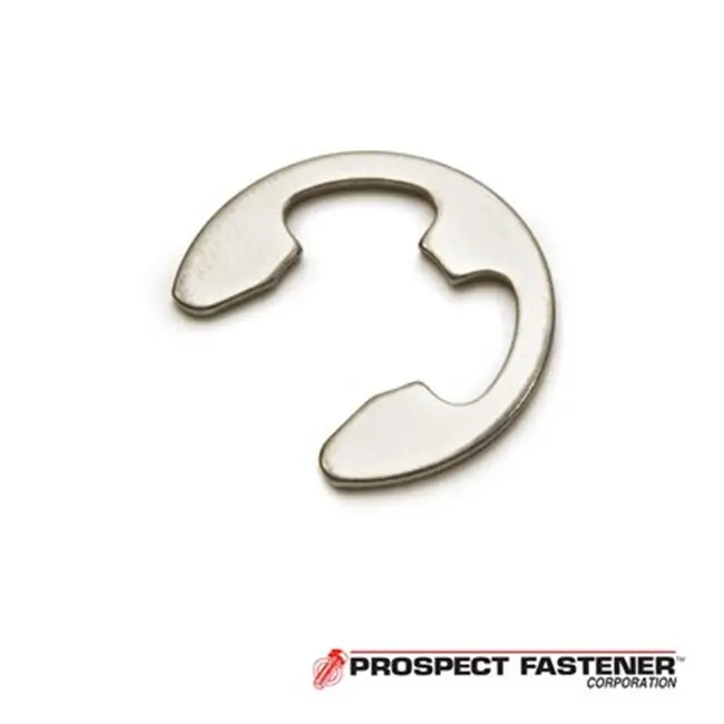 Prospect Fastener 212 MAIN Metal Retaining Ring for Outdoor Applications, 15.75 in. Free Outside Diameter, 16.3 in. Ring Dimension, .017 lbs, 100-Pack, Sailing, Steel, Din6799, 1 In, Extra Thrust Capacity, Large Shoulder, Passivated, Stainless Steel, Free