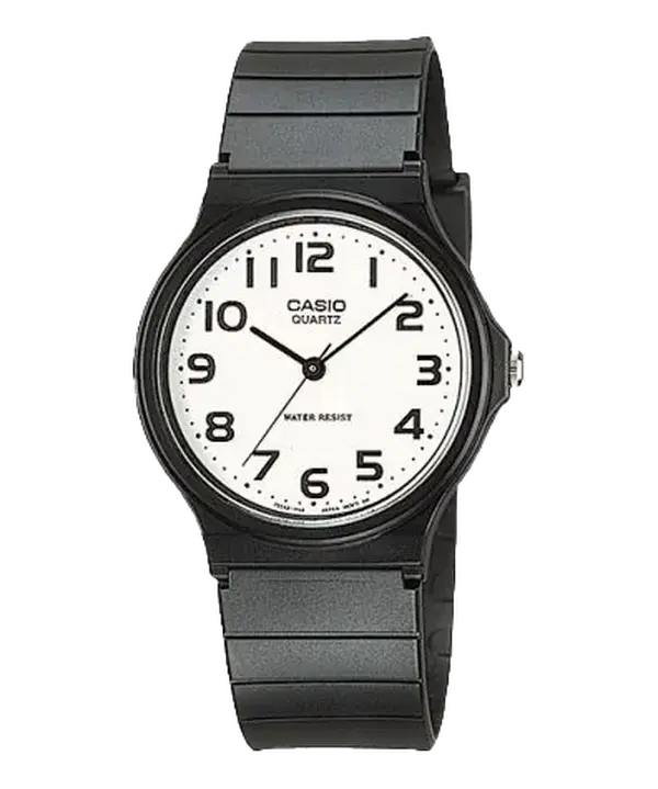 MQ24-7B2 | Black and White Men's Analog Casual Watch | CASIO