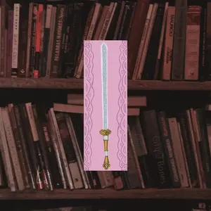 Rumi Kpop Demon Hunters Inspired Bookmark with Sword Design for Book Lovers Unique Themed Accessory for Fans