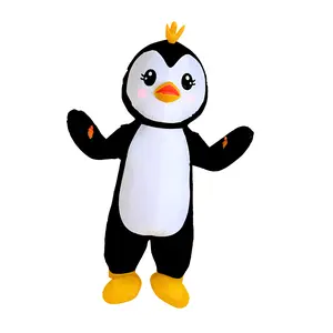 PTS Inflatable Costume small size, Blow Up Penguin Costume for Halloween Inflatables Cosplay Party