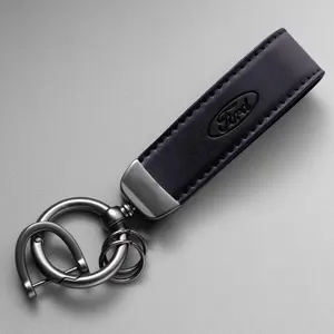 Leather Car Keychain Keyring Lanyard, Keychain Wristlet Strap, Perfect Accessory for Ford Focus Mk3 & Mk2, Ideal for Thoughtful Present, Gifts & Everyday Use