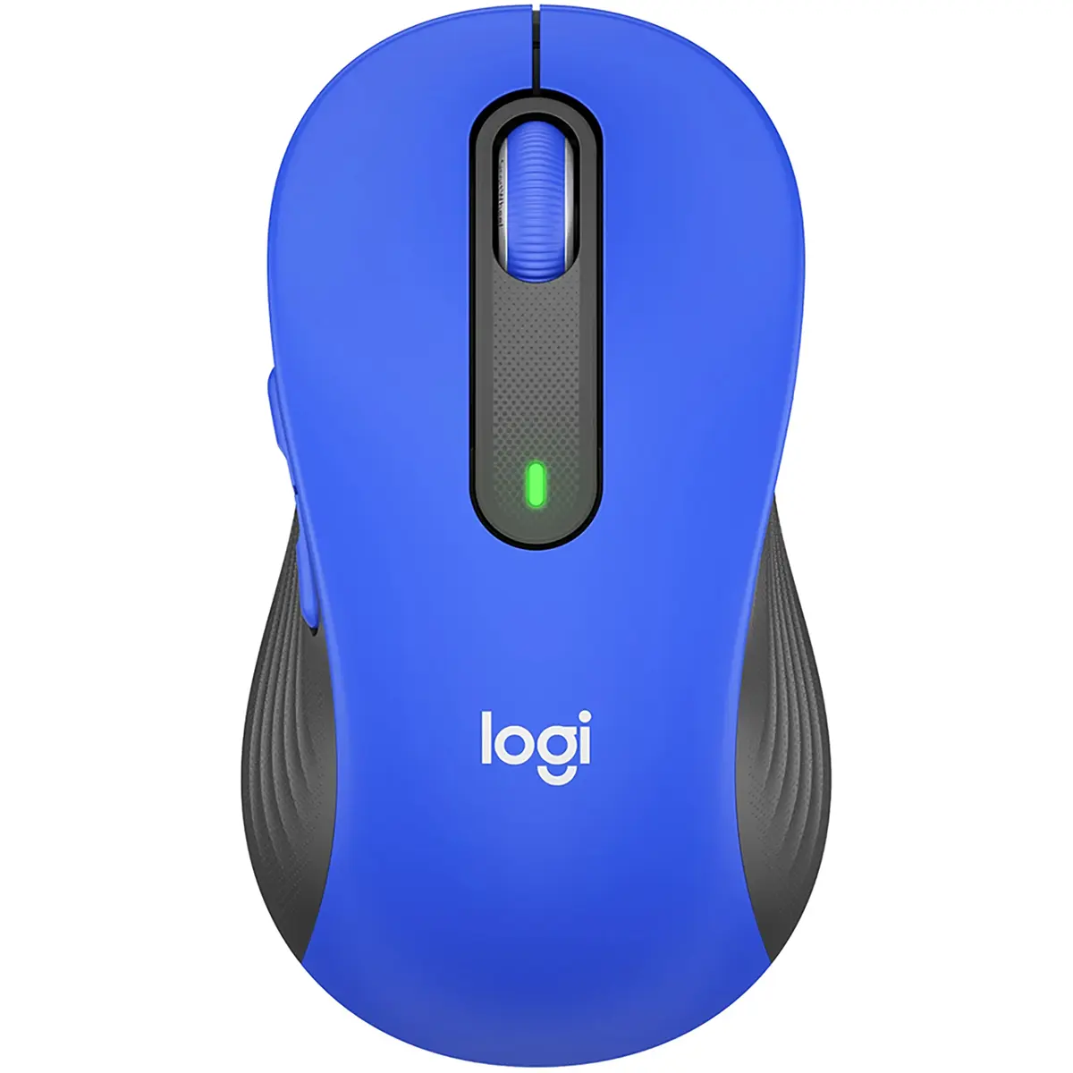 Logitech Signature M650 Plastic Wireless Mouse - Large Size, Blue Color