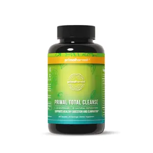 Primal Total Cleanse – Digestive Support & Full Body Detox Cleanse, Liver,Kidney,Gut,Bowel,Intestinal, & Stomach Cleanse, 60 Count Bottle