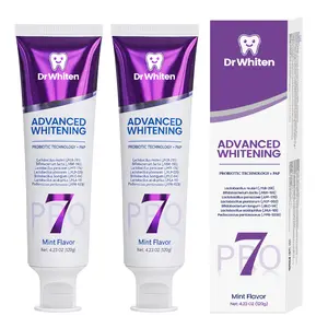 DrWhiten New 7-Pro Intensive Toothpaste, Upgraded Purple Whitening Formula, 7 Probiotics, Deep Enamel Repair, Long-Lasting Freshness