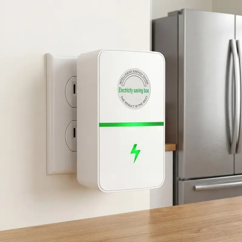 Plug-In Power Box with US Plug 2026 Updated Design, Compatible with 90–250V Input Range Multi Plug Outlet