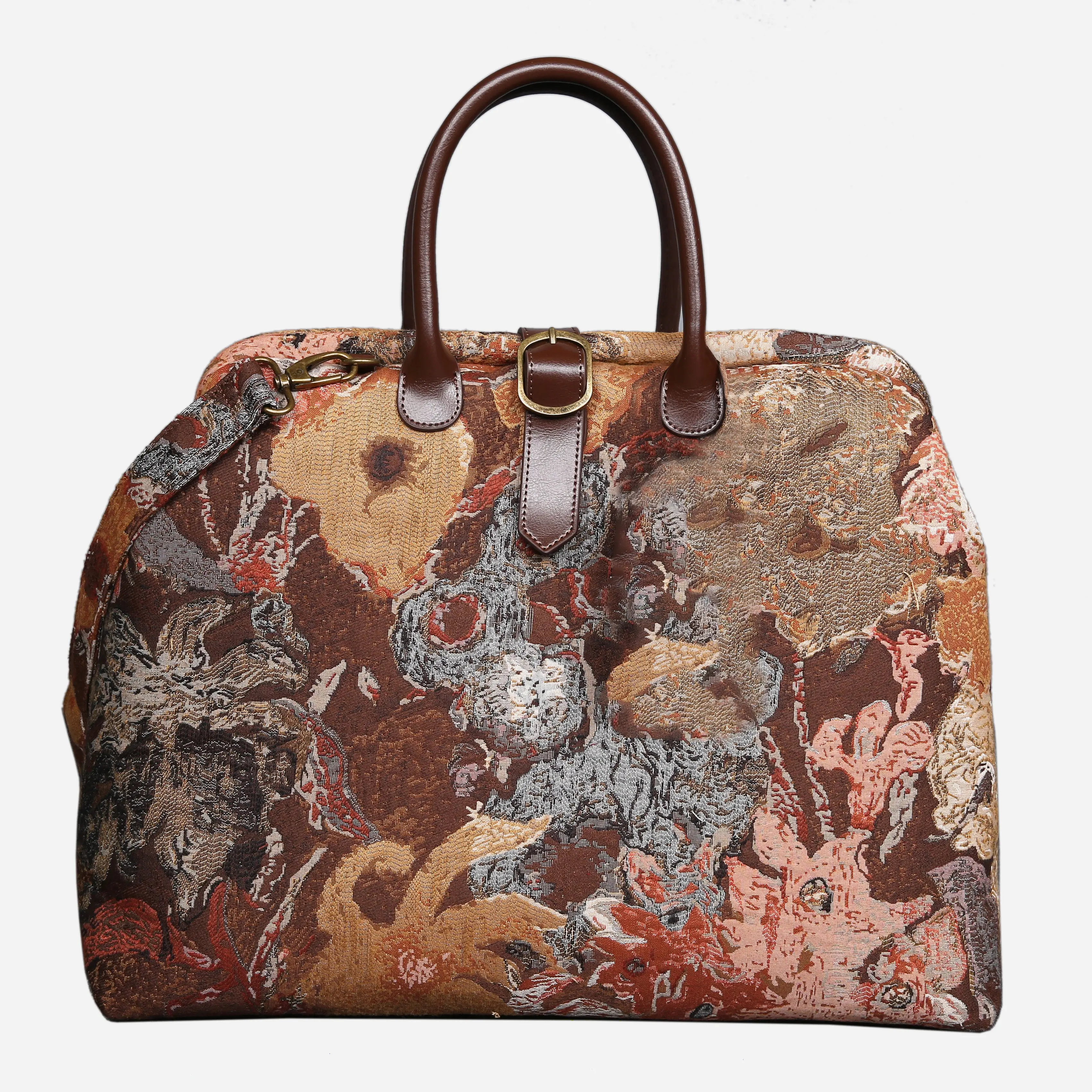 Abstract Brown Mary Poppins Weekender