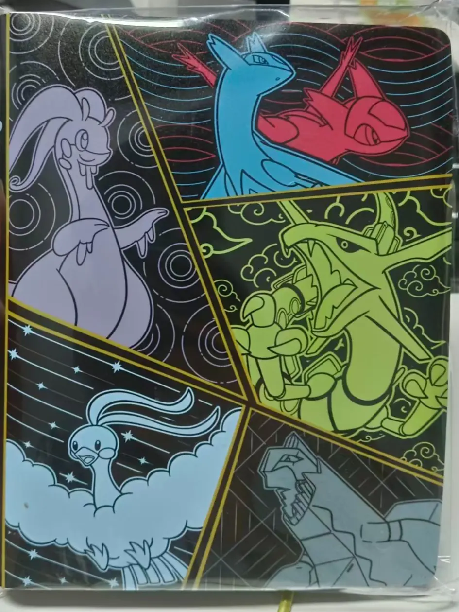 Pokemon Rayquaza, Latios, Latias, Swablu Character Art 40-Slot Trading Card Binder - Chinese Limited Edition, Trading Card Storage Accessory