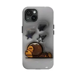 Bape Milo 3D Combo Phone Case, For iPhone 16 15 14 13 12 11 Phone Case