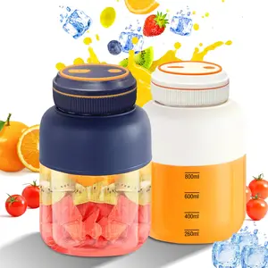 New Portable Home Juicer, 44 oz, USB Rechargeable Juicing Cup, LED Screen, Multi-functional Juicer with 38 Blades, Makes Smoothies and Low-Fat Foods, a Must-Have All Year Round, Great Gift.