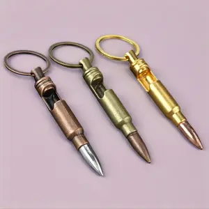 2026 New Best-Selling Metal Bottle Opener Keychain — Creative, Innovative Design, Small Gift Keychain Pendant