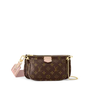 ‮ nottiuV siuoL  ‬   Multi Pochette Accessoires Crossbody Bag, Classic Monogram Canvas 3-in-1 Set with Detachable Straps