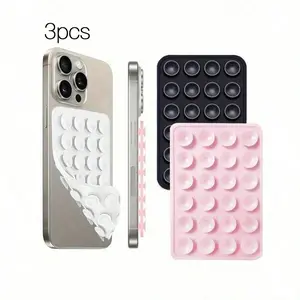Silicone Suction Cup Phone Case Dual-Sided Installation, Strong Grip Holder for iPhone & Android, Birthday Gift, Selfie & Video Accessory