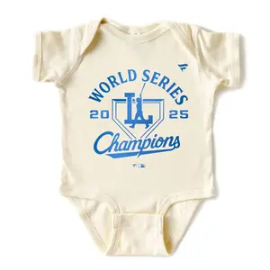 (100% Cotton) Los Angeles  Baseball Baby Onesie – Gift for Smallest Fan