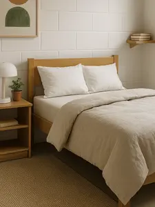 Luxury Linen Fitted Sheet Sleep - Effortless Elegance with Premium Quality Fabric