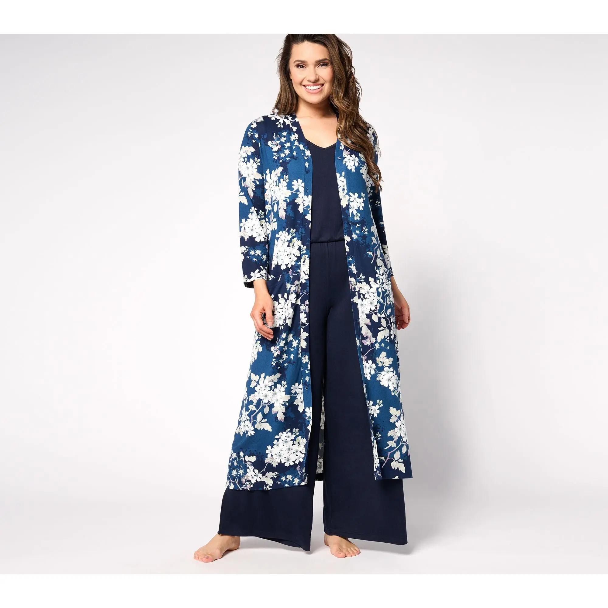BumbleBella by Jill Martin Dreamy Jersey Duster Cardigan