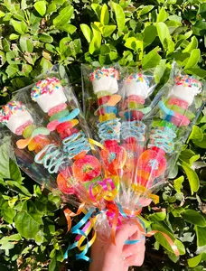 10 Custom Candy Kabobs! Birthday Party Favors, Party Decor, Birthday Treat, Kids Birthday Party Favor, Candy Skewer, Candy, Kids Candy