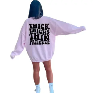 Thick Thighs Thin Patience Crew sweater