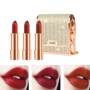 Lace Bag Glam Metallic Lipstick Silky Highly Pigmented Easy To Apply Long Lasting No Transfer