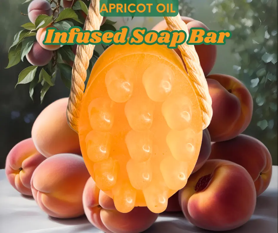 Georgia Peach Skin Nourishing Massage Soap With Apricot Oil | All Skin types | Body Hydrating Soap For Dry Skin | Natural Moisturizing Soap soap