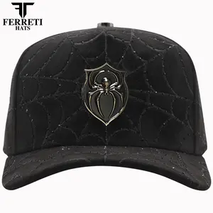 FERRETI HATS PREMIUM FT154 Araña Gamuza Baseball cap For Men