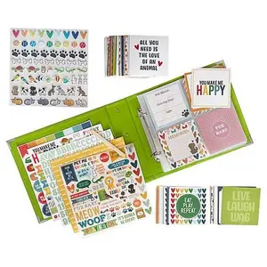 Crafts & Sewing Kingston Crafts Everyday Stories Pets Are The Best 8" x 8" Album Kit
