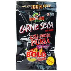 HOT!!! Sr. Michelado Carne Seca - Crunchy Beef Jerky - Azu Mecha Furia BOLD 2.5oz
