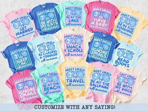 Comfort Colors Teacher Summer Shirts, Last Day of School Teacher Shirts, Teacher Team Shirt, Most Likely Teacher, Summer Student Gift - FaithThreads Store