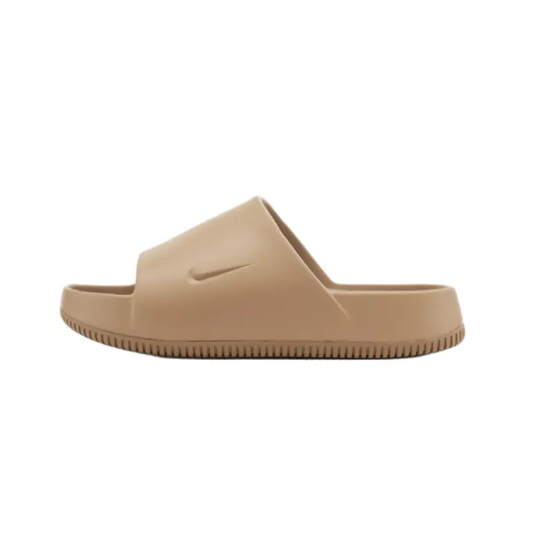 Nike Calm Slide Khaki Men’s Soft Foam Slipper - Daily Casual Comfort Footwear, Flipflop Sports Sandal, Slipper Shoes, One-Piece