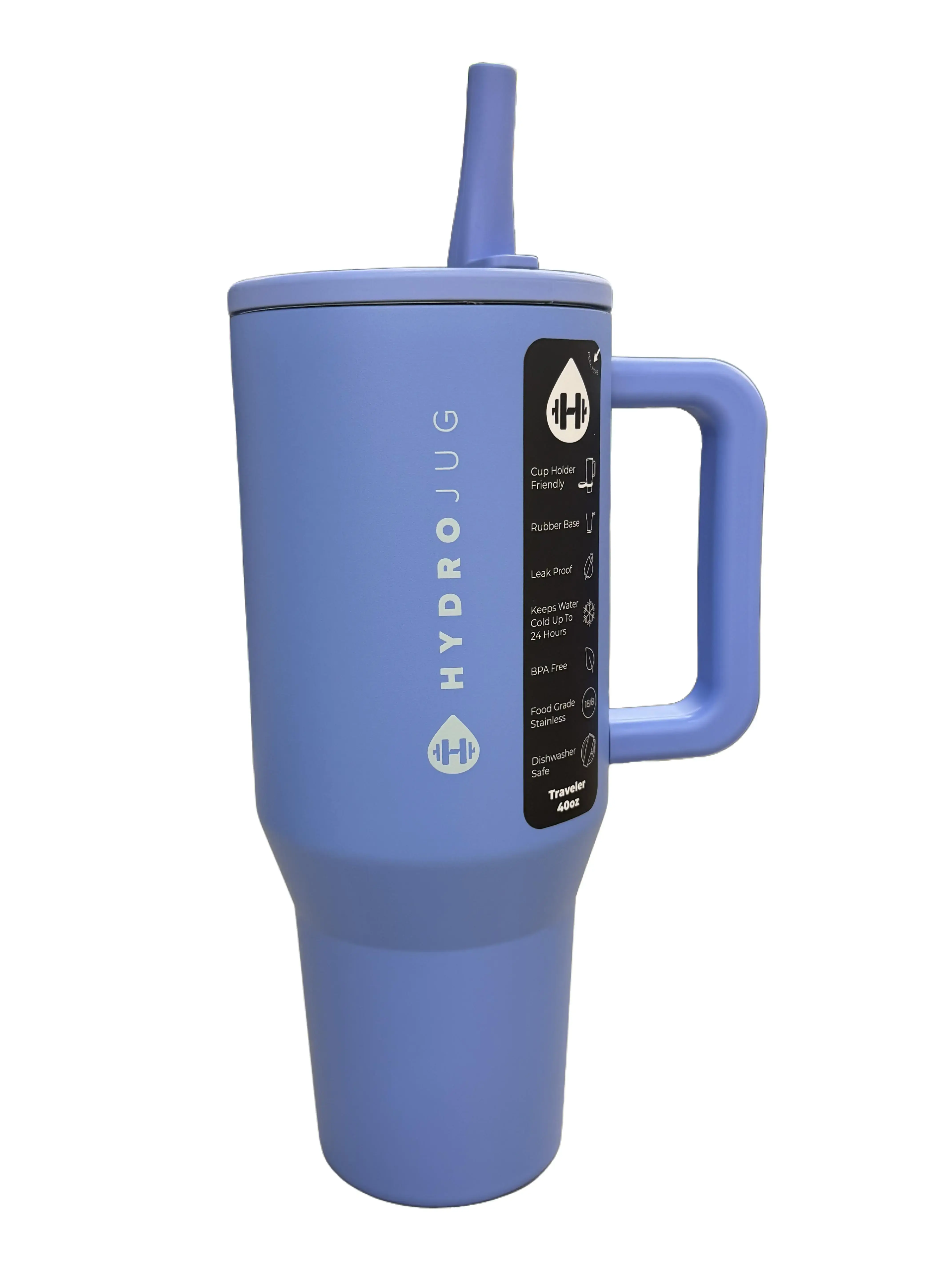 HydroJug 40oz Travler Light Blue