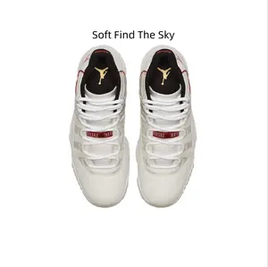 Obsessed with this clean cream high pair with subtle red & gold hits
