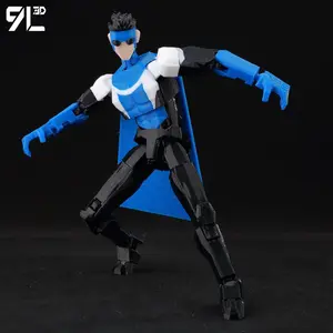 9L3D Printed Multi-Jointed Action Figure Invincible DUMMY13 LUCKY13 T13 American Comics Superhero Model Anime Collectible Toys