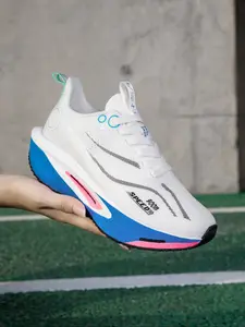 Couple Speed Training, Running Athletic Shoes, Lightweight Shock Absorption Breathable, Textile Upper, Eva Sole, All Seasons, Sporty Style